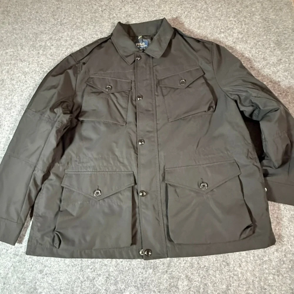 Polo Ralph Lauren Men's Black Water Repellent DWR Field Jacket Size‎ 1XB Lux NWT